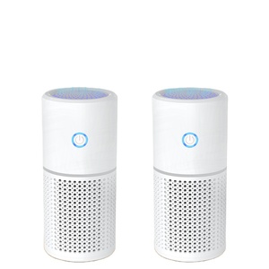 मिनी यूएसबी हेपा एयर क्लीनर मल्टी-लेयर फिल्टर से लैस स्मार्ट कम शोर पोर्टेबल ओम गंध कार एयर प्यूरीफायर - Product Image 1