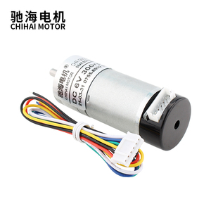 Moteur à engrenages à encodeur magnétique Holzer DC Chihai Motor CHR-GM25-370-ABHL 6.0V 12.0V 24.0v - Product Image 3