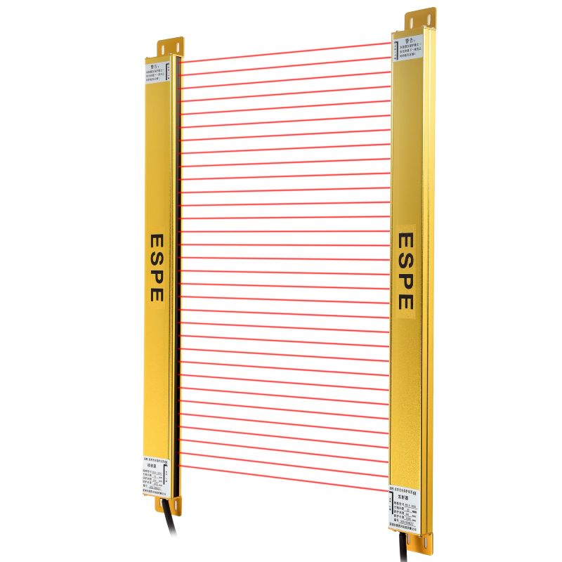 ESN0810 Photosensitive Relay Output Security Barrier Industrial Finger Protection Safety Light Curtain Sensor