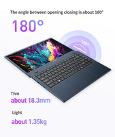 SEEKBOOC Laptop bisnis, layar sentuh 14 "FHD IPS dengan prosesor Intel 16GB RAM Windows 11 rumah penyimpanan AX201 SSD nirkabel baru