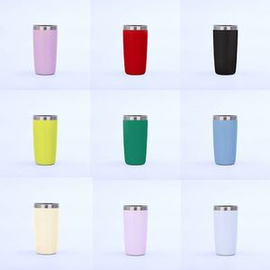 Custom logo 10oz 300ml Double Wall Stainless Steel 10 oz Tumbler Vacuum Insulated Travel <b>Coffee</b> Mug with Lid - Product Image 6