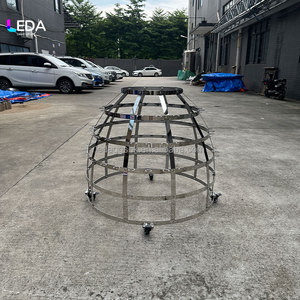 Vestido de Acero Inoxidable LEDA con Diseño Moderno, Material de Acero Inoxidable Brillante y Elegante para Bodas y Fiestas - Product Image 3