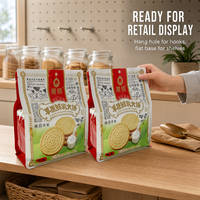 Sachet Doypack Opaque MONG HUI avec trou de suspension et fermeture éclair refermable pour biscuits, gâteaux et pâtisseries – Fabricant OEM ODM