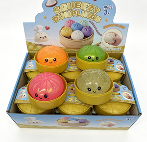 GGblanks Pâte à presser souple anti-stress scintillante en forme de boulette, Jouet Squishy, Boîte Mystère, Balles anti-stress, Jouet Fidget, Panier de rangement, Unisexe - Product Image 6