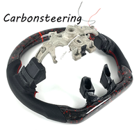 Volant de voiture en fibre de carbone personnalisé pour Ram Off-road, compatible avec Dodge Ram 1500 Rebel HEMI V8, amélioration de l'intérieur sportif, ajustement OEM