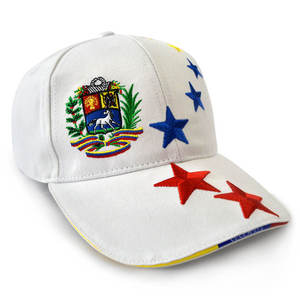 Gorra de Béisbol Bordada de 7 Estrellas de Venezuela para Hombre y Mujer, Venta al por Mayor - Product Image 3