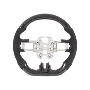 Personnalisation personnalisé<span class=keywords><strong>e</strong></span> noir Alcantara 2018 <span class=keywords><strong>Mustang</strong></span> volant pour <span class=keywords><strong>Mustang</strong></span> <span class=keywords><strong>Gt</strong></span> volant en fibre de carbone 2018 - Product Image 1