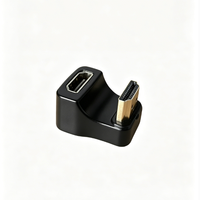 Adaptador Mini HDMI a HDMI de 90 Grados, Nuevo, 180 °   Conector Chapado en Oro 4K60Hz para Cámara de Portátil, Juegos, Hogar y Oficina