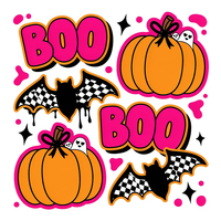 Nouvel Arrivage Motifs Citrouille Fantôme Saison Halloween Impressions DTF Prêtes à Presser pour Vêtements Vente en Gros