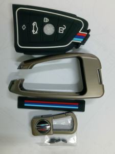 Couvercle de clé de voiture en alliage de Zinc TPU pour Bmw, pièces automobiles, accessoires de voiture - Product Image 3