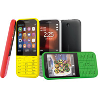 Teléfono Móvil Nok 225 con Funciones Básicas, 2G GSM, Doble SIM, Desbloqueado, Pantalla QVGA de 2.8 Pulgadas, Botones Grandes, Bluetooth, Radio FM, Batería de 1200 mAh, Diseño Delgado
