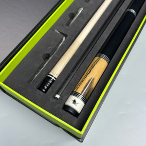 Taco de billar <span class=keywords><strong>ZENI</strong></span> de calidad premium hecho a mano con eje de carbono y arce, QianYi Radial Pin, doble eje, punta de 12.2mm y 11.8mm con contrapeso. - Product Image 5