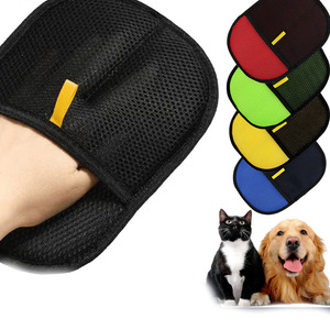 Pet Supplies Washable static Pet Hair Cleaner removal gloves scraper <b>tool</b> cat hair removal brush - Product Image 1