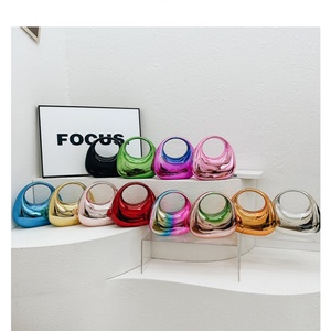 Boshiho Luxury Bags Women Handbags Acrylic <b>Wedding</b> Party <b>Clutch</b> Women Evening Bags Candy Color Wrist Bright Face Dumpling Bun - Product Image 4