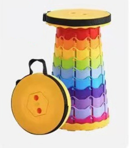 Tabouret télescopique portable pliable pour le camping et la randonnée - Product Image 3