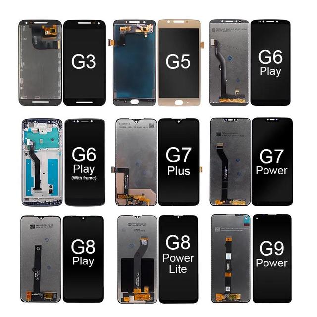 Screens for Motorola Moto G Pro G5 G5s G6 G7 Play G8 Power Lite Display G9 Plus G10 G20 G22 G30 G31 5G Phone LCD Touch Screen