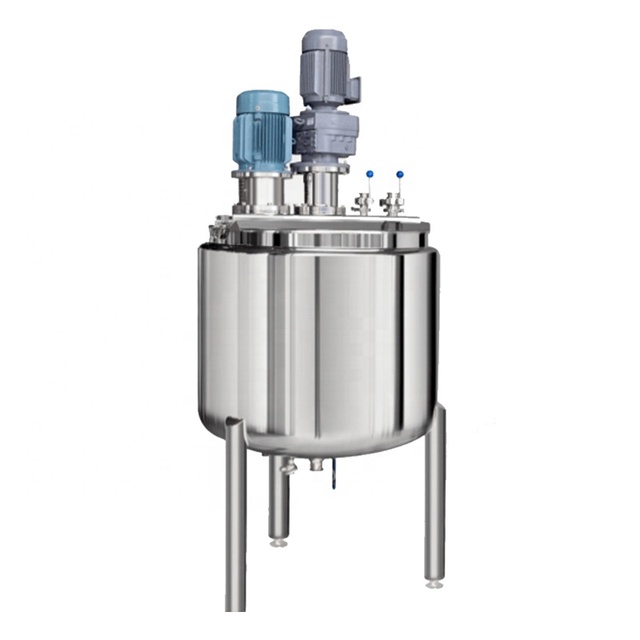 Jacketed Blending Heated High Shear Mixing tank with Anchor Agitator