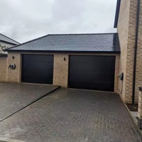 Portes de garage à enroulement en alliage d'aluminium, design moderne, coupe-vent, isolation thermique, usage industriel, isolation acoustique, étanches, manuelles