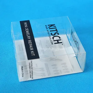 工厂供应商定制透明塑料折叠化妆品透明礼品包装盒 (PP/PVC/PET包装盒)