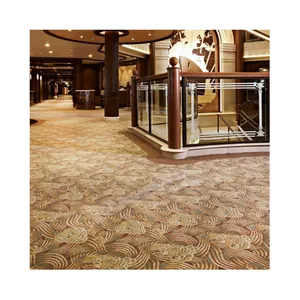 HENGJIU OEM Eco Friendly Customize Entertainment Place Printed Turfed Print Fireproof Bowling Carpet For Flooring