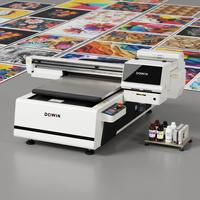 Printer Inkjet UV 6040 Reproduksi Warna Tinggi Komersial dengan Sistem Pembersihan Otomatis untuk Pencetakan Kustom di Akrilik dan Kanvas