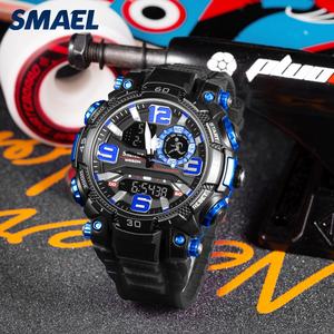 Relojes Multifuncionales SMAEL 1921 de Última Generación, Reloj de Pulsera Impermeable con Doble Pantalla Analógica y Digital, Reloj Despertador, Reloj con Fecha - Product Image 3