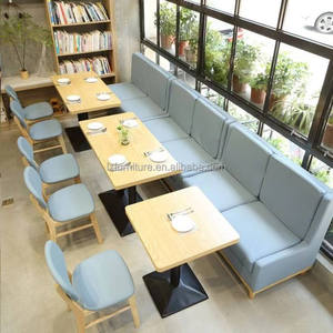 โซฟาหนังทรงเหลี่ยมสำหรับร้านอาหาร ร้านกาแฟ ร้านคาราโอเกะ ร้านอาหารฟาสต์ฟู้ด สไตล์อินดัสเทรียลเรโทร วัสดุหวายและโลหะ ขายดี - Product Image 5