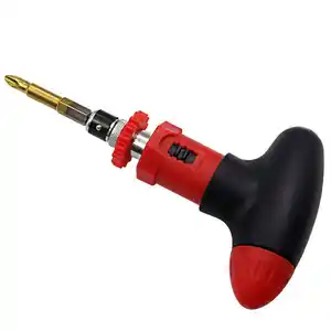 High Quality Manual T - Type Ratchet Screwdriver Quick Bolt Driver Batch 6.35 Mm Can Rotate Forward Reverse Tool
