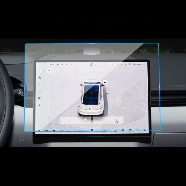 For Zeekr 007 Car Screen Protector Radio Screen Protector Anti-Fingerprint Carplay Tempered Glass for GPS Navigation Car Stereo