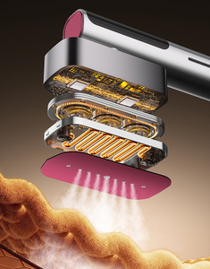 Plancha de Vapor con Tanque Autolimpiante Desmontable, Pantalla LED, Rotación, Plancha para Ropa Seca y Húmeda - Product Image 4