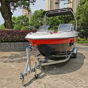 Venta directa de fábrica, barco deportivo de fibra de vidrio de 22 pies, lancha rápida. - Product Image 3