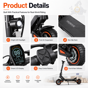 สกู๊ตเตอร์มอเตอร์คู่ 60V 2000W 3200W กำลังสูง สำหรับขับขี่ออฟโรด สำหรับผู้ใหญ่ ความเร็วสูงสุด 65 กม./ชม. ระยะทางไกล รุ่น X7S 1200W มอเตอร์ประสิทธิภาพสูง แข็งแกร่ง - Product Image 5