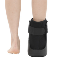 Chaussure de marche courte FSPG avec coussinets d'air, botte de rééducation postopératoire pour les douleurs aux jambes et aux pieds, entorse de la cheville, orteil cassé, unisexe