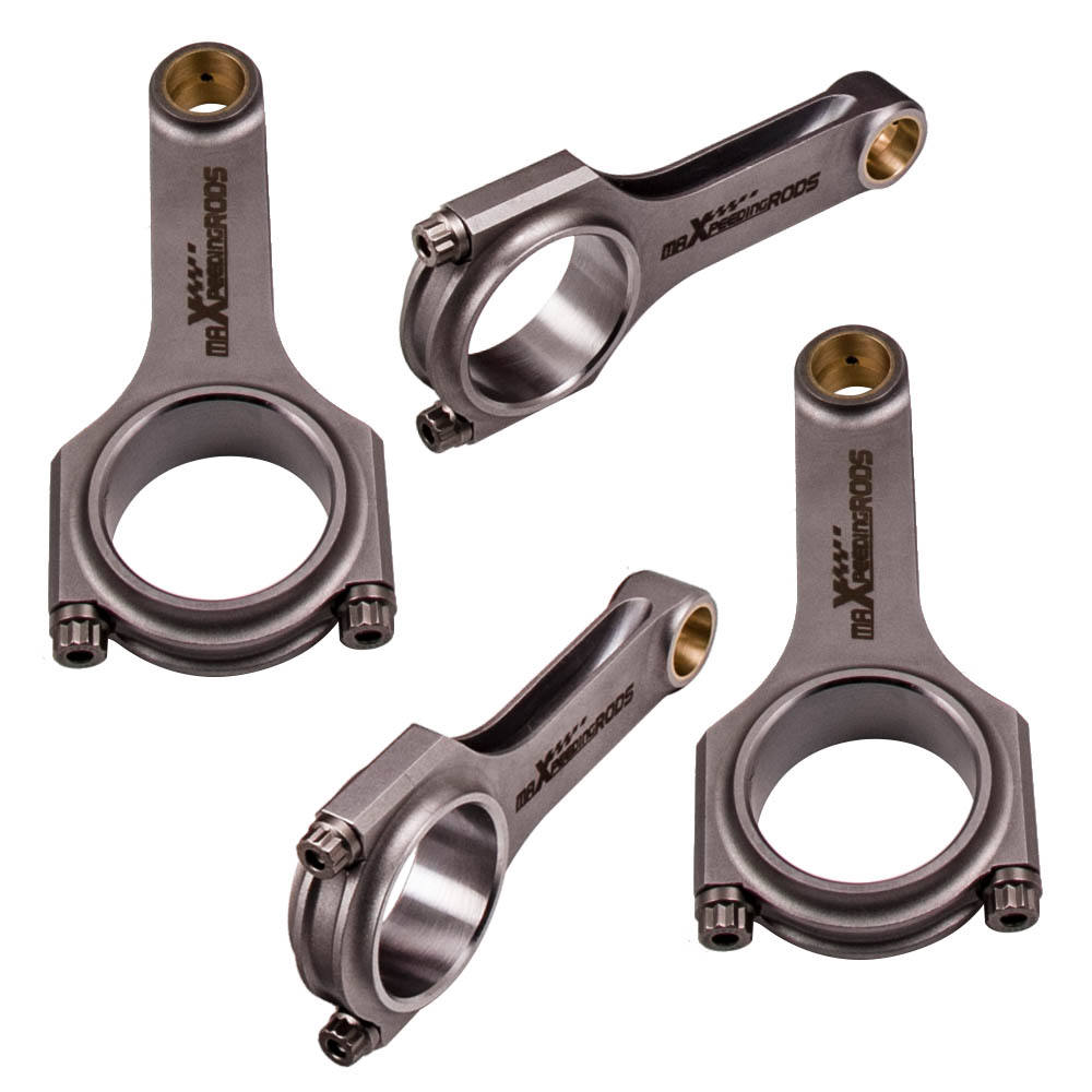 GOWE 4X Connecting Rod Rods Set For JDM Honda Civic CRX D16 D16A D16Y7 D16Y8 D16Z6 4340 Forged H Beam Piston Con Rods Car Accessorues - Foto 5