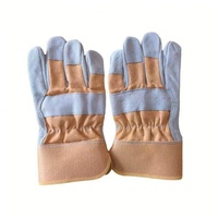 Gants de sécurité anti-coupure de haute qualité en cuir de buffle de qualité AB pour hommes, 10,5 pouces, pour travaux de construction et de montage