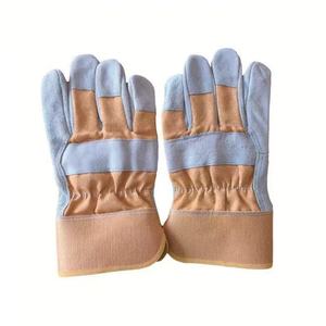 ถุงมือหนังวัวบัฟฟาโลเกรด AB คุณภาพสูง ขนาด 10.5 นิ้ว ป้องกันการบาด สำหรับงานก่อสร้างและงานติดตั้ง - Product Image 4