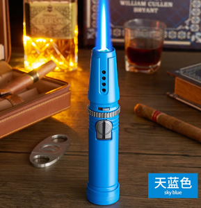 Encendedor de pistola pulverizadora de cigarros con llama ajustable, nueva antorcha, recargable para cigarrillos de butano encendedor, vela de cocina, barbacoa, Camping - Product Image 3