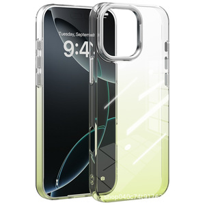 <span class=keywords><strong>Coque</strong></span> de protection antichoc style Ins en cristal dégradé, <span class=keywords><strong>coque</strong></span> intégrale en PC teinté avec boutons souples en TPU sur 4 côtés, conception anti-chute pour 17 16 - Product Image 5
