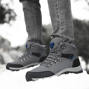 Gran oferta, botas de nieve cálidas, recién llegados, espesar <span class=keywords><strong>la</strong></span> suela, <span class=keywords><strong>zapatos</strong></span> de algodón con cordones, botas <span class=keywords><strong>Martin</strong></span> para hombres y mujeres para un estilo de moda - Product Image 1