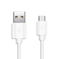 Câble USB haute vitesse vers Micro USB avec blindage en nylon tressé, 4 conducteurs, charge rapide 5A, logo et longueur personnalisés pour les commandes en gros