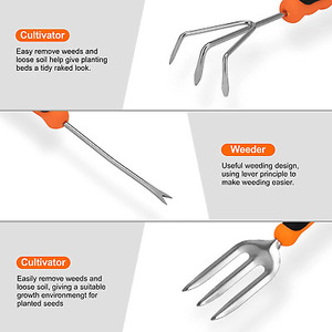 Ánh nắng mặt trời Tùy Chỉnh Công cụ làm vườn thiết lập cao cấp sáp vải vườn công cụ lưu trữ Tote Túi - Product Image 5