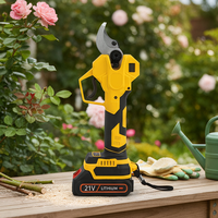 Ciseaux de jardin électriques sans fil avec lame SK5, moteur sans balais, design ambidextre, capacité de coupe de 30 mm pour la taille et l'élagage