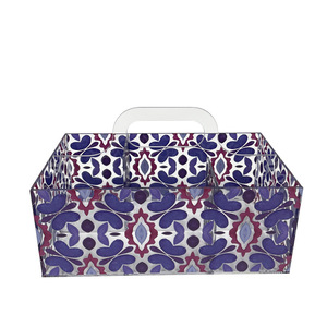 Boîte de rangement en acrylique 25x15x12 cm, organisateur de cosmétiques transparent avec motif pour maquillage et produits de beauté - Product Image 2