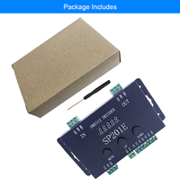 Contrôleur LED SP301E pour bande lumineuse à pixels adressables, programmation par carte SD, WS2812B, SK6812, APA102, contrôleur RVB, contrôleur 4 voies