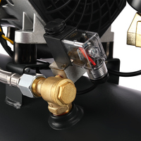Compresseur d'air portable sans huile haute pression TAHU 160L 1440 tr/min 6,6 kW 220 V Moteur et pompe à refroidissement par air TH-23160