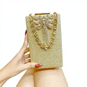 New Cross-border Mobile Phone Crossbody Clutch Bag Single Strap Closure Bow Decoration Polyester Evening Bag Tanjing - Product Image 1