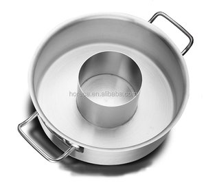 Olla caliente comercial de acero inoxidable dividida, triple - Product Image 3