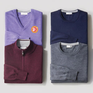 Personnalisé Athlétique Courir Coupe ajustée Manches longues Quart Zip Golf Pullover Sweat Broderie Stand Fabricant Vêtements Marque - Product Image 6