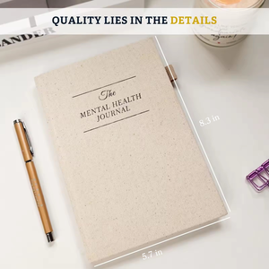 Tùy Chỉnh Linen Bìa Cứng Sức Khỏe Tâm Thần Tạp Chí Lo lắng & Hướng Dẫn Tracker Cổ Điển Thiết Kế Trang Chất Lượng Tốt Cao Cấp Máy Tính Xách Tay - Product Image 2