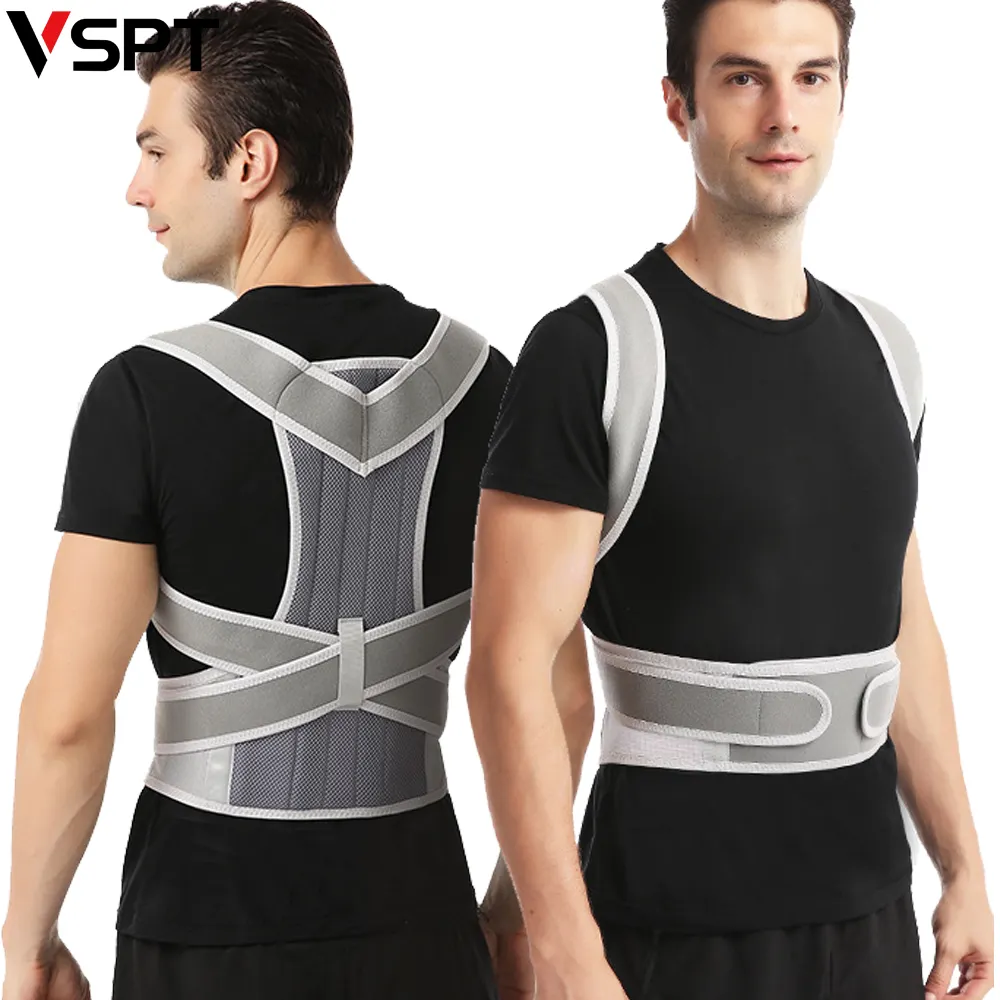 New Back Waist Posture Corrector Adjustable Belt Lumbar Brace Spine Support Adults Vest Trainer Comfortable Relieve Back Pain